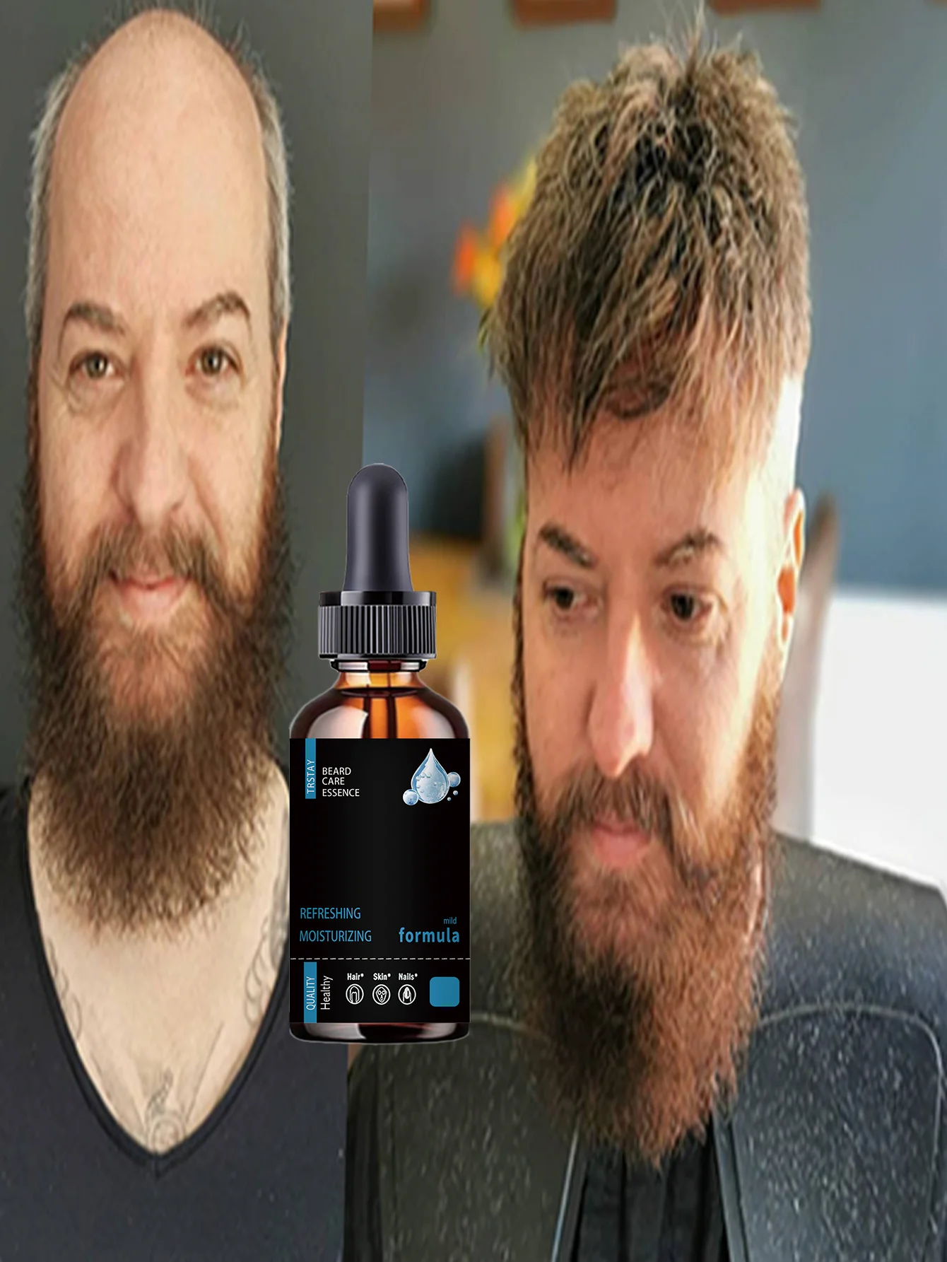 Nourishing Beard Essential Oil for Men Thick Smooth Grooming Non Greasy Easy Maintenance Perfect Gift for Stylish Men Hydrating - Image 6