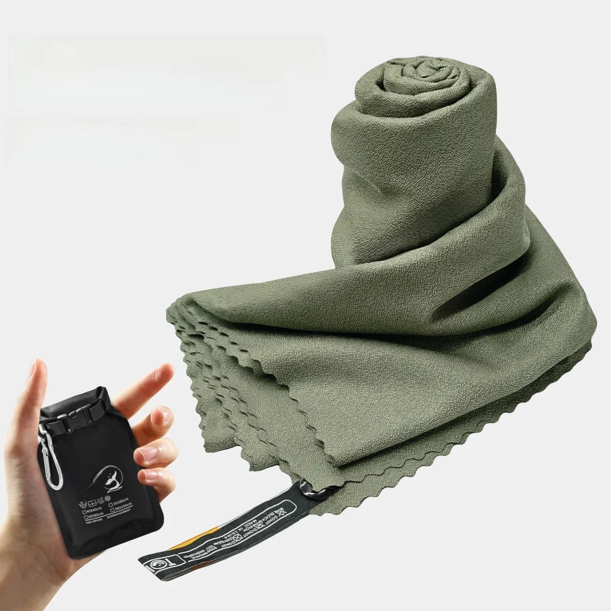 Serviette à séchage rapide-serviette Super absorbante à séchage rapide-serviette de voyage séchage rapide léger-serviette à séchage rapide en microfibre pour la natation