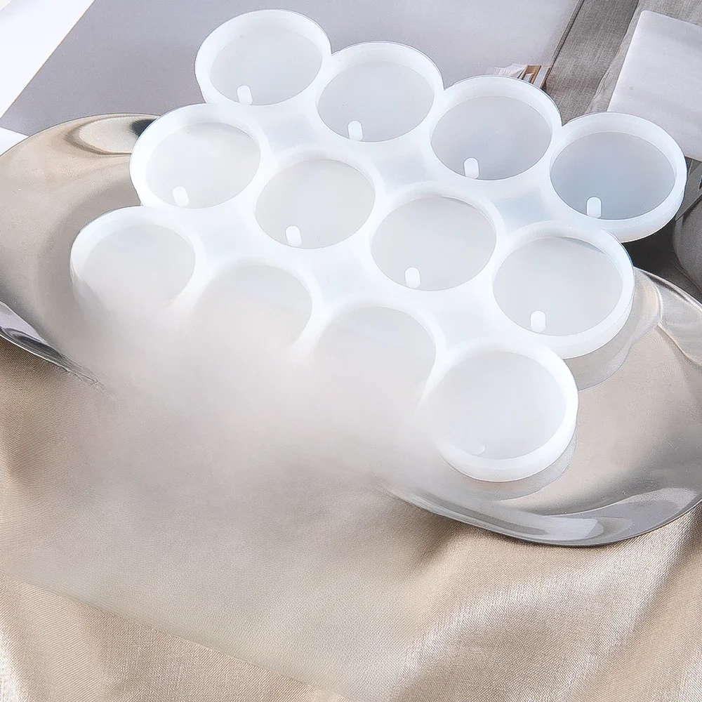 1PC silikonowe formy wielokrotnego użytku motyl silikonowe formy do tworzenia biżuterii wisiorek kolczyki brelok okrągły owalny żywica epoksydowa narzędzia DIY — zdjęcie 2