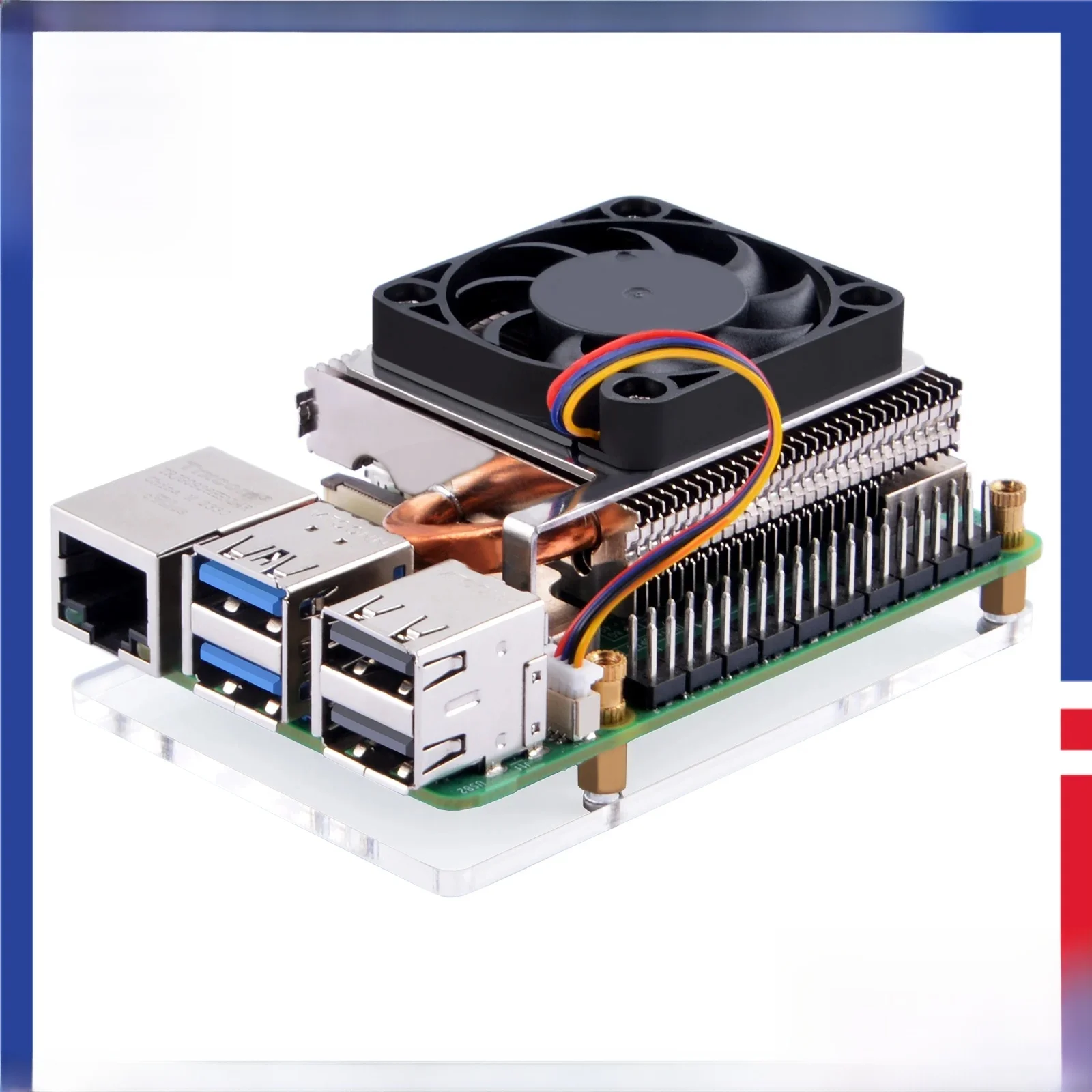 52Pi Ultra cienka wieża lodowa chłodnica dla Raspberry Pi 5 wentylator procesora — zdjęcie produktu 7