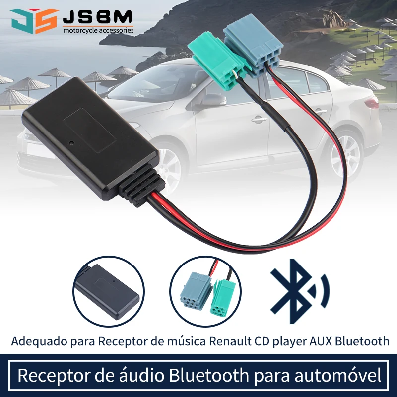 jsbm-car-50-aux-entrada-sem-fio-bluetooth-Audio-musica-cabo-modulo-adaptador-para-renault-clio-espace-kangoo-megane-2005-2006-2007-2008-2009-2010-2011