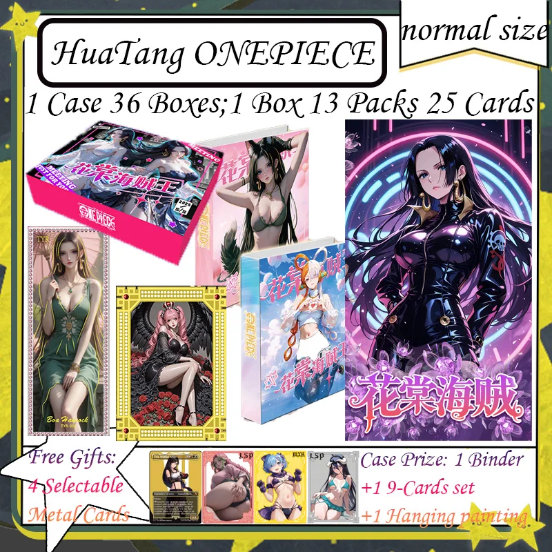 

HuaTang ONEPIECE ONEPIECE Collection Cards Trading Anime Nami Luffy Character Collection CCG ACG Game Gift for Children Toy