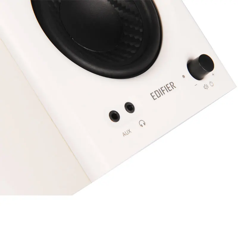 Edifier スタジオモニタースピーカー MR4ホワイト EDIFIER公式 | MR4 スタジオモニタースピーカー 42WのRMS出力