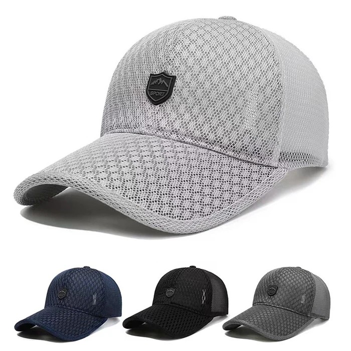 Cool breathable mesh hat men's summer hat cap cap climbing tennis marathon men's ball cap