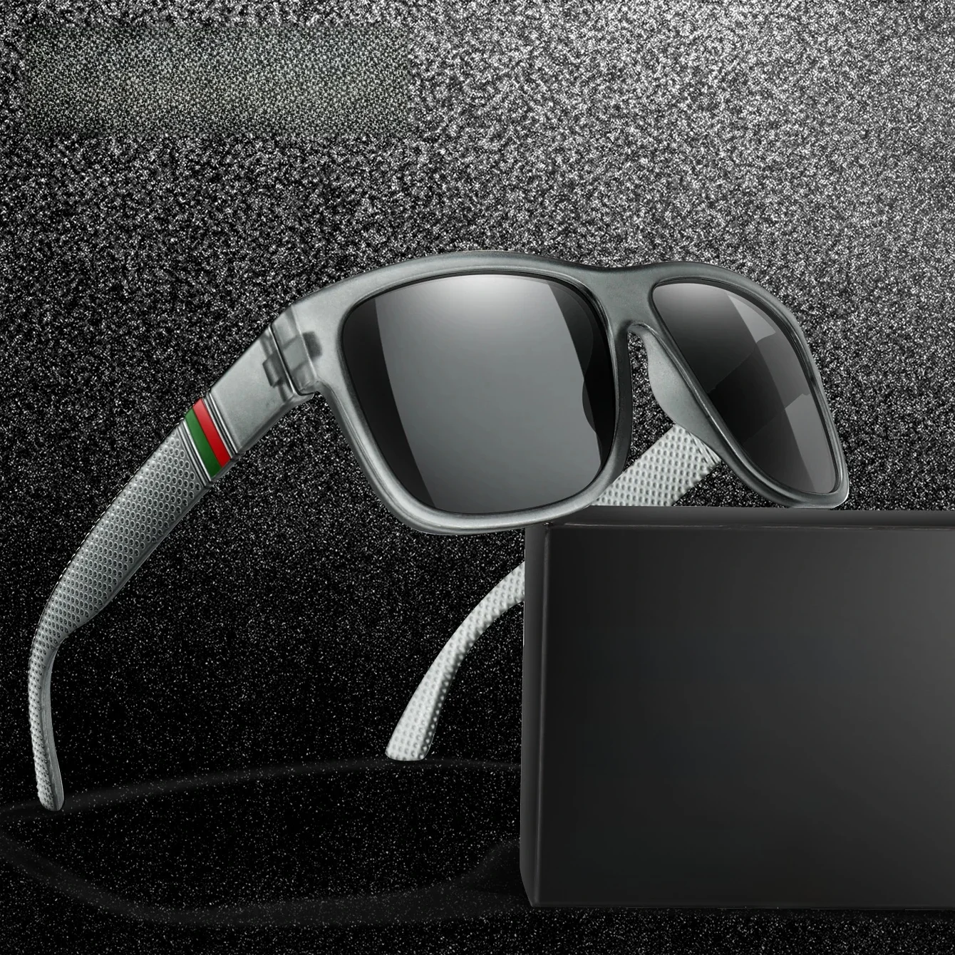 AliExpress LOISRUBY Classic Brand Men Square Polarized Fishing Sunglasses Outdoor Driving Cycling Running Goggles Vintage Large Frame UV400