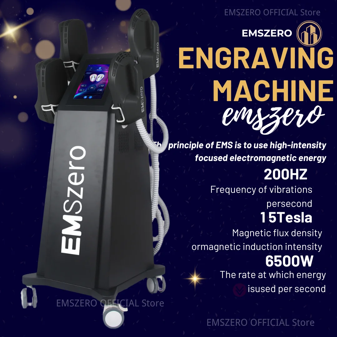 

2025 Professional EMS Body Sculpt Machine 15 Tesla Emszero Electromagnetic stimulate Body Slimming Machines Muscle Build