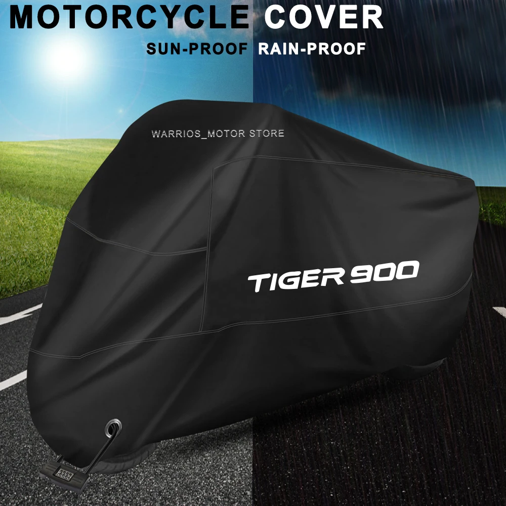 

Motorcycle Cover UV Protection Dustproof Waterproof Scooter Outdoor Rain Cover For Tiger 900 Rally Tiger900 GT Pro 2024 2023