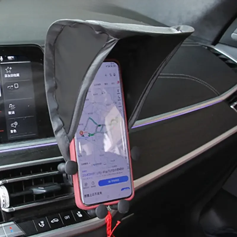 AliExpress Phone Sun Shade Phone Sun Shade Glare Blocking Phone Stand Mobile Phone Holder Sun Shield For Motorcycle Bike And Car