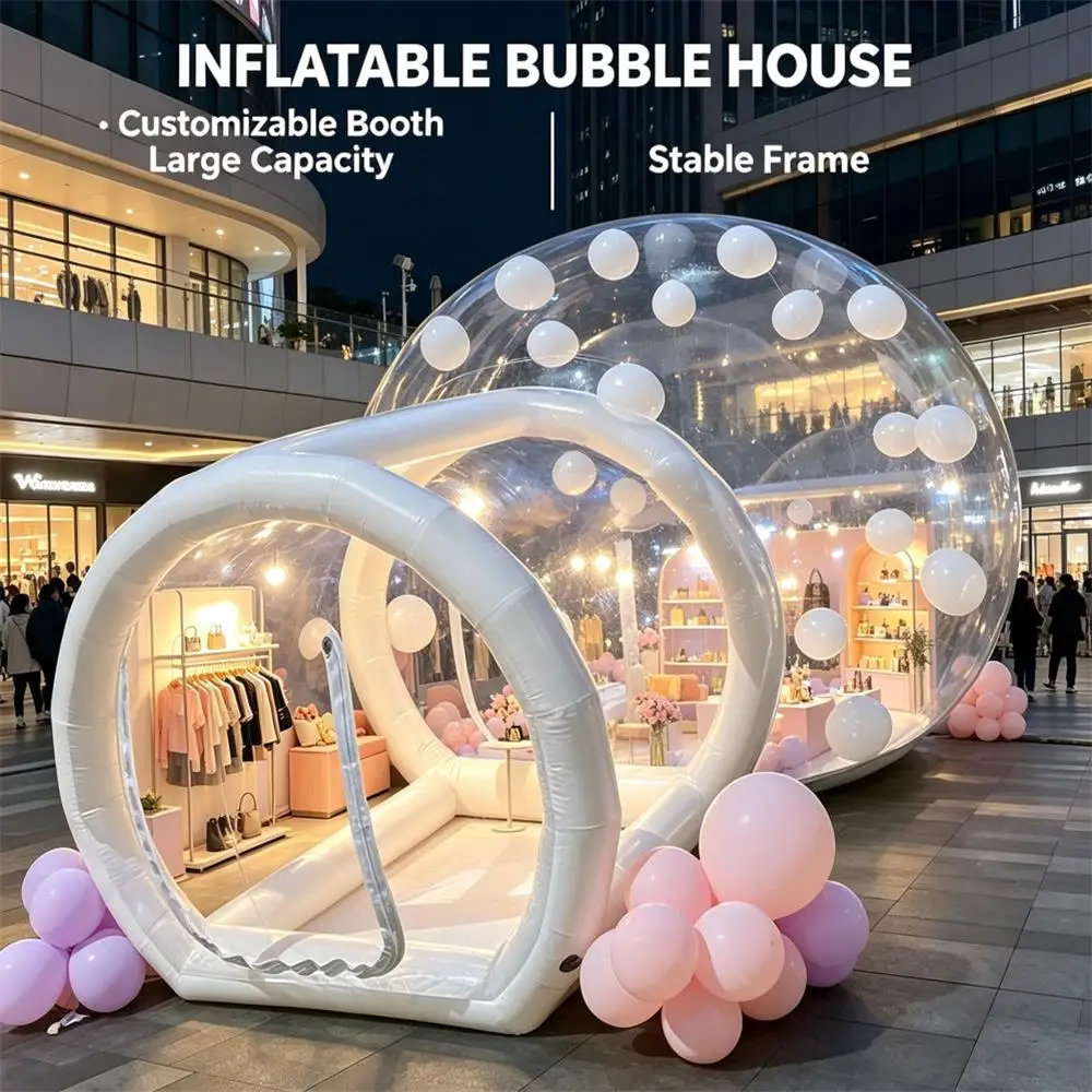 Commerciële bubbelkoepels en opblaasbare transparante tentoonstellingstenten – geschikt voor diverse evenementen, tentoonstellingen, feesten en festivals – direct leverbaar vanuit EU-voorraad.