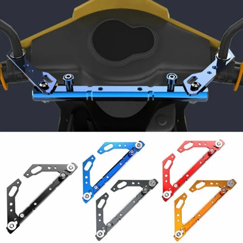 AliExpress NONE Red Motorcycle Mirror Seat Multifunctional Extension Bar Balance Bar Cross Bar Steering Wheel Motorcycle Bike Handlebar