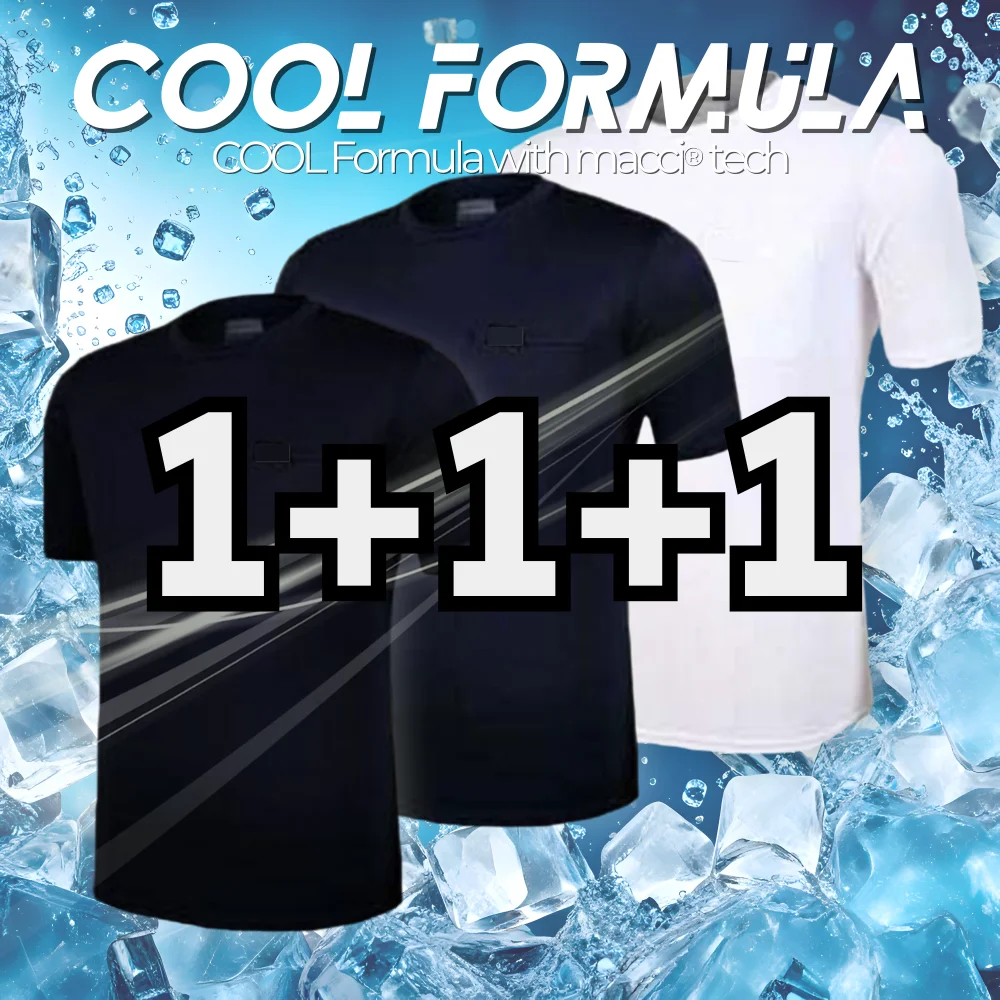 [3-sheet set][MACCI] Machi Cool Formula Functional Half-sleeved Cool T-shirt Summer Half-sleeved Cool Korean (genuine)