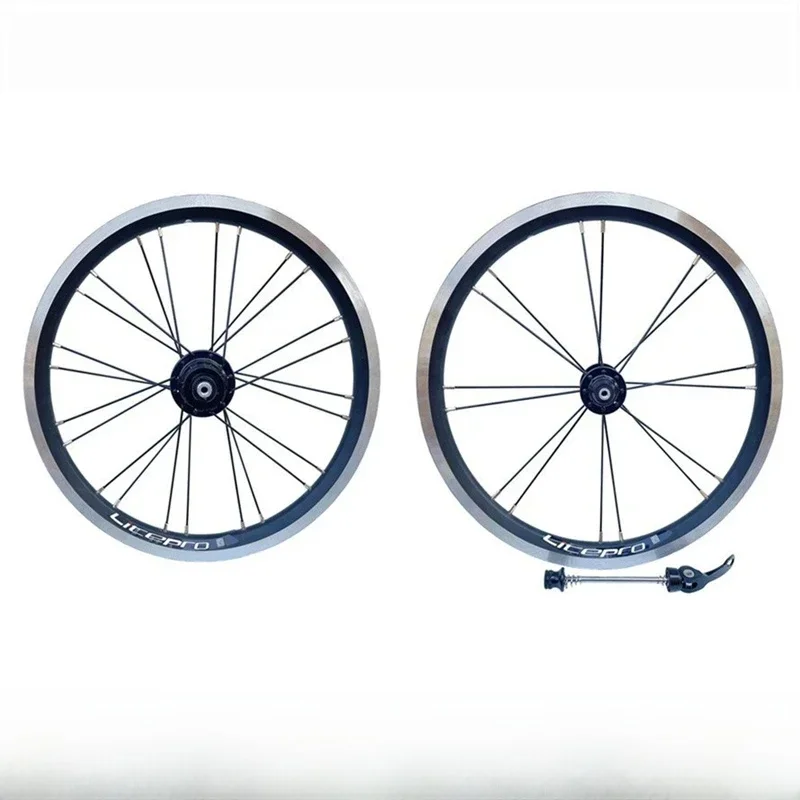 AliExpress NONE LITEPRO 16 Inch Folding Bike Shift Speed Wheel Set EIEIO 4 Bearing Quick Release 305 Wheelset For 8/9/10/11  Bicycle Parts