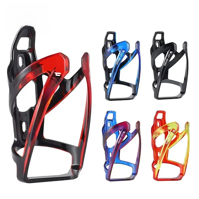 AliExpress West Biking WEST BIKING Bicycle Water Bottle Cage Colorful Gradient Cycling Bottle Holder Ultralight MTB Road Bike Water Bottle Bracket