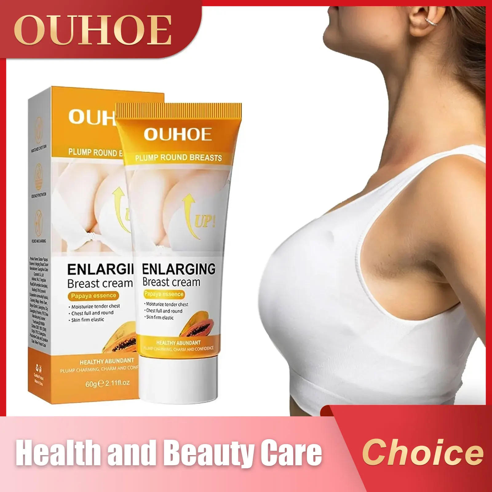 Breast Enlargement Cream Anti Sagging Lifting Frming Enhancement Big Bust Enlarge Boob Growth Massage Sexy Plumping Chest Cream