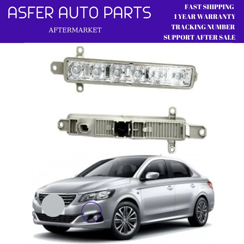 Daytime Running Lights For Peugeot 301 308 Partner Tepe Cıtroen Berlingo C1 C3 Led Light OEM 9802795580 High Quality