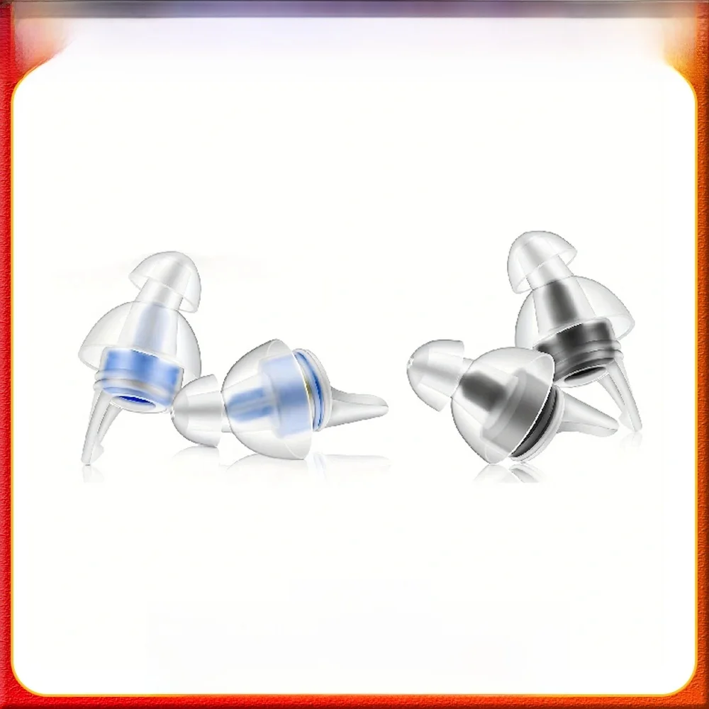 HUAK Bouchons d'oreille Concert haute fidélité - Protection d'oreille pour concerts, musiciens Bouchons d'oreilles réutilisables/hypoallergéniques - Réduction du bruit