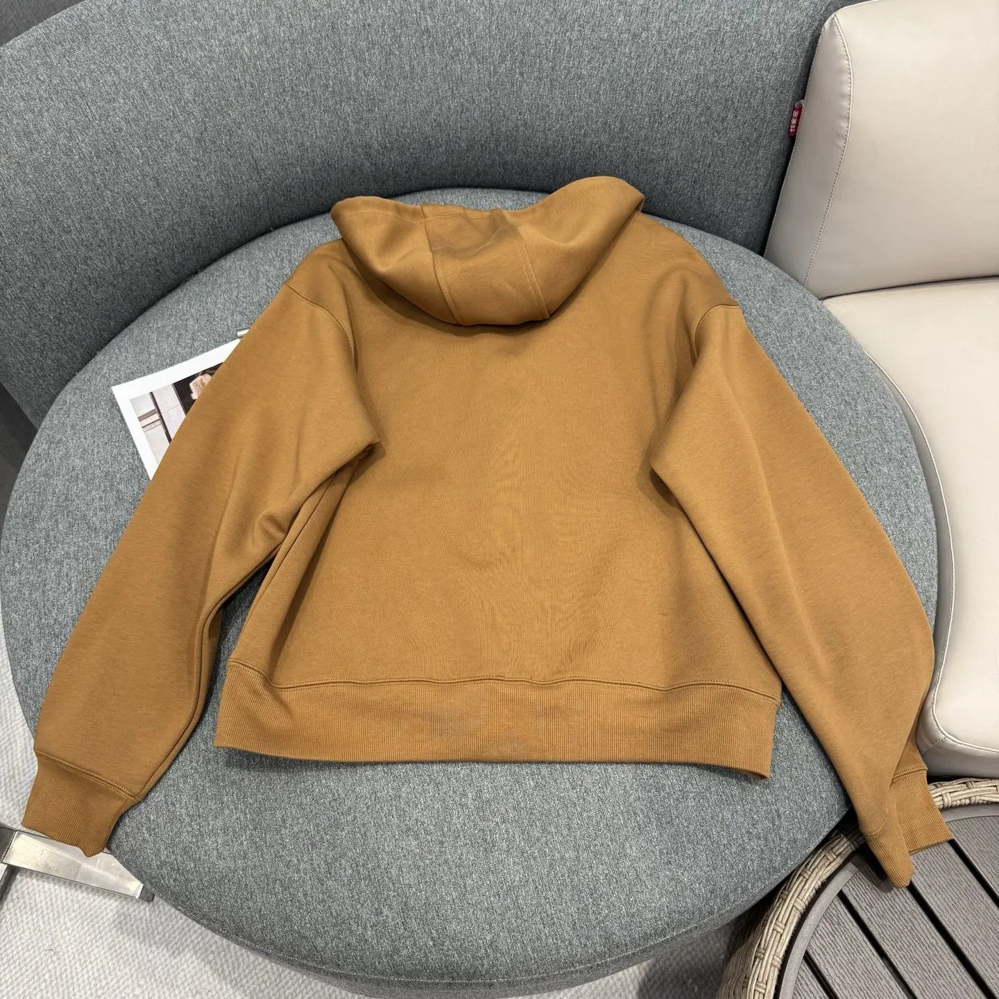 

2025 New and Fashionable High Quality Ribbed Three-dimensional Patchwork Cut Zipper Jacket