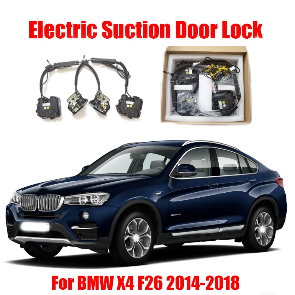 

For BMW X4 X4M F26/G02 2014-2025 Car Electric Suction Door Power-assisted Closing Door Soft-close Function