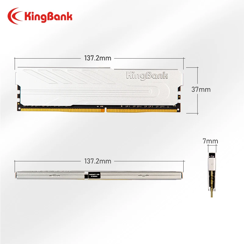 Imagem -04 - Kingbank Ddr5 32gb 16gb 16gb x2 6000mhz Desktop Amd Intel Cpu Placa-mãe 288 Pin Dimm Xmp 3.0 Expo Hynix m Die Cl32