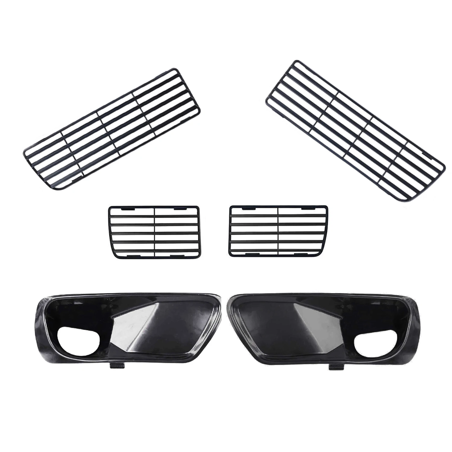 

6-компонентная решетка индикаторного отражателя, комплект нижнего воздухозаборника для бампера США VW MK3 Golf Jetta