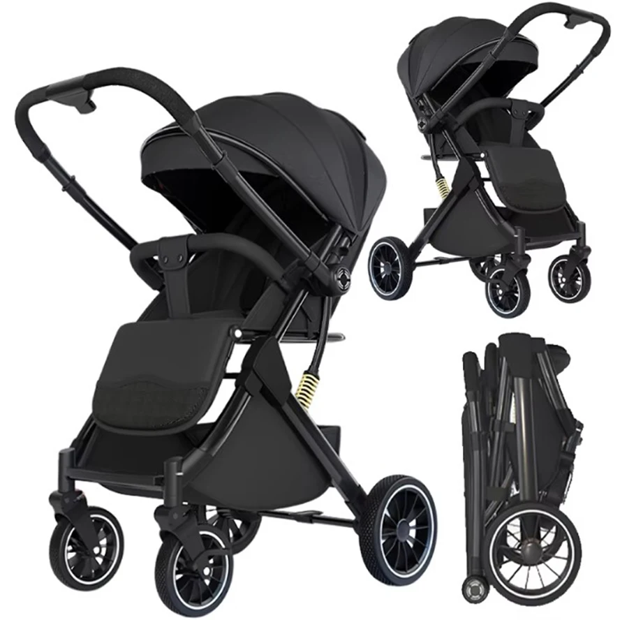 Poussette pour bébé, système de voyage pour poussette, landau pour nouveau-nés, poussette haute, paysage, légère, poussette de voyage pour bébé