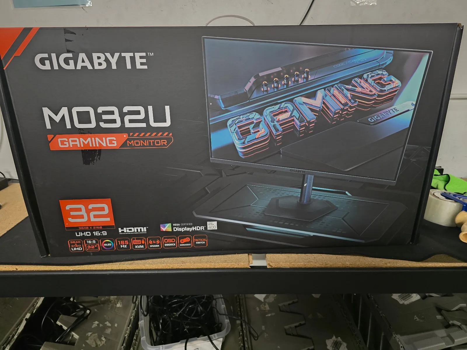 AG BUY 2 GET 1 FREE GIGABYTE M32UC 32 144Hz (160Hz OC) 4K UHD Curved Gaming Monitor, SS VA, 3840x2160 Display, 1ms Response Time (MPRT), 1x DisplayPort 1.4, 2X HDMI 2.1, 1x USB Type-C, 4X USB 3.2