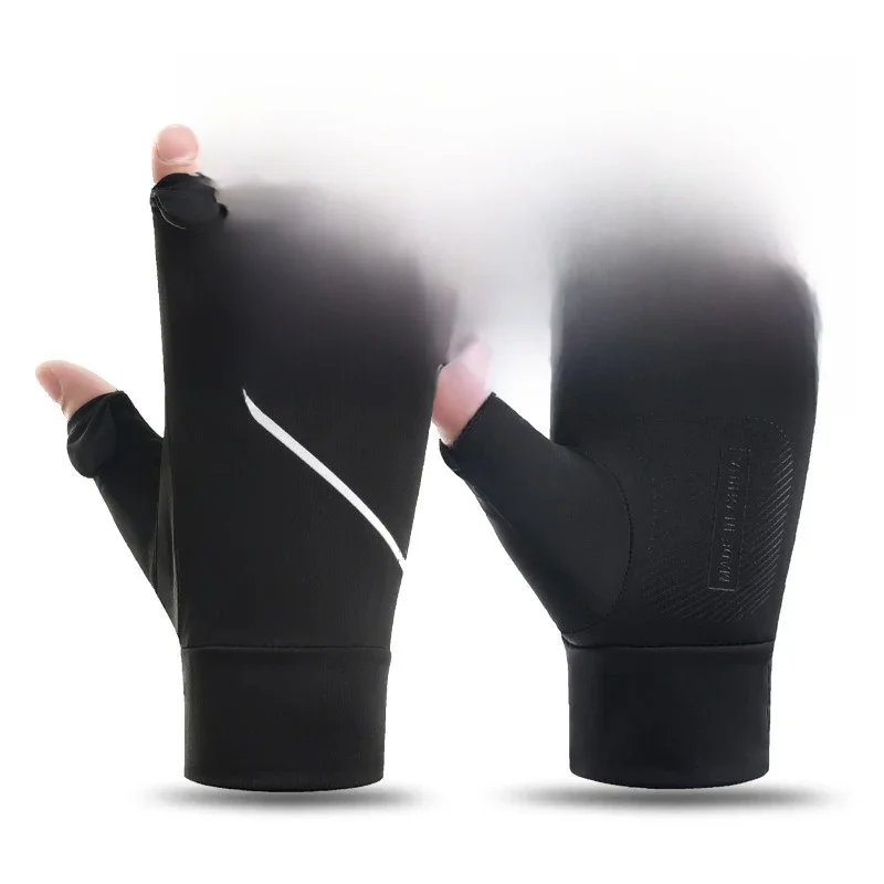 AliExpress NONE UV Sun Protection Ice Silk Gloves Full Finger Touchscreen Non Slip Gloves Breathable Summer Outdoor Gloves for Driving, Cycling