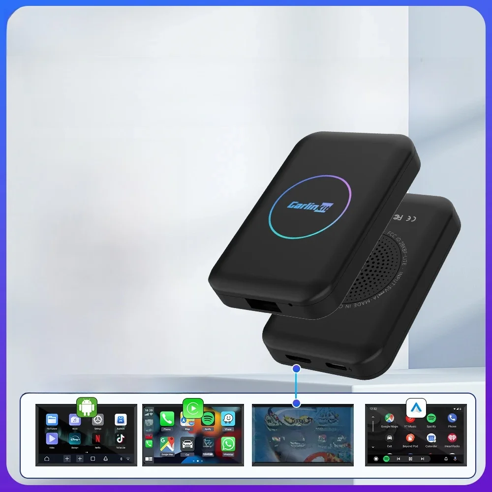 2025 CarlinKit LITE S Android TV Box Draadloze Carplay Android Auto Voor Youtube Netflix IPTV HD Uitgang 5G WIFI Plug En Play GPS - afbeelding 2