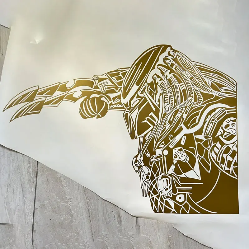 Large Predato For Car Sticker Characters Body Decoration The Monster Stickers Big Picture Movement Style Die Cutting Vinyl Decal