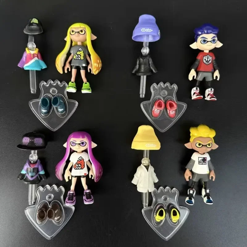 Bandai Splatoon Splatoon réplique mobile réhabillée personnage Splatoon véritable en vrac sans boîte parfeurs, veuillez ne pas déranger