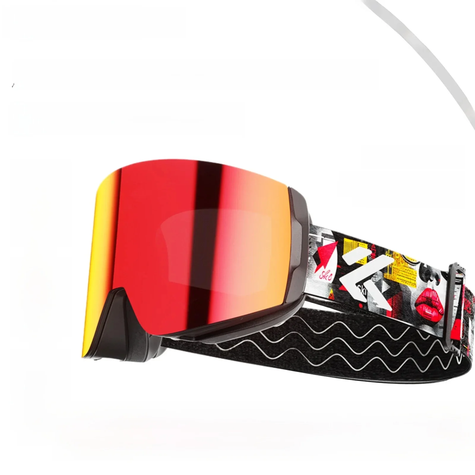 Kapvoe Sneeuwbril Ski Snowboarden Skiën Zonnebril voor Vrouwen Mannen Anti-Fog Lens UV400 Meekleurende Bril Motorfiets Bril - afbeelding 2