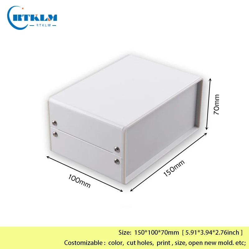 Iron Junction Box DIY Instrument Case Iron Electrical Project Enclosure Housing PCB Metal Boxes 150*100*70mm 6