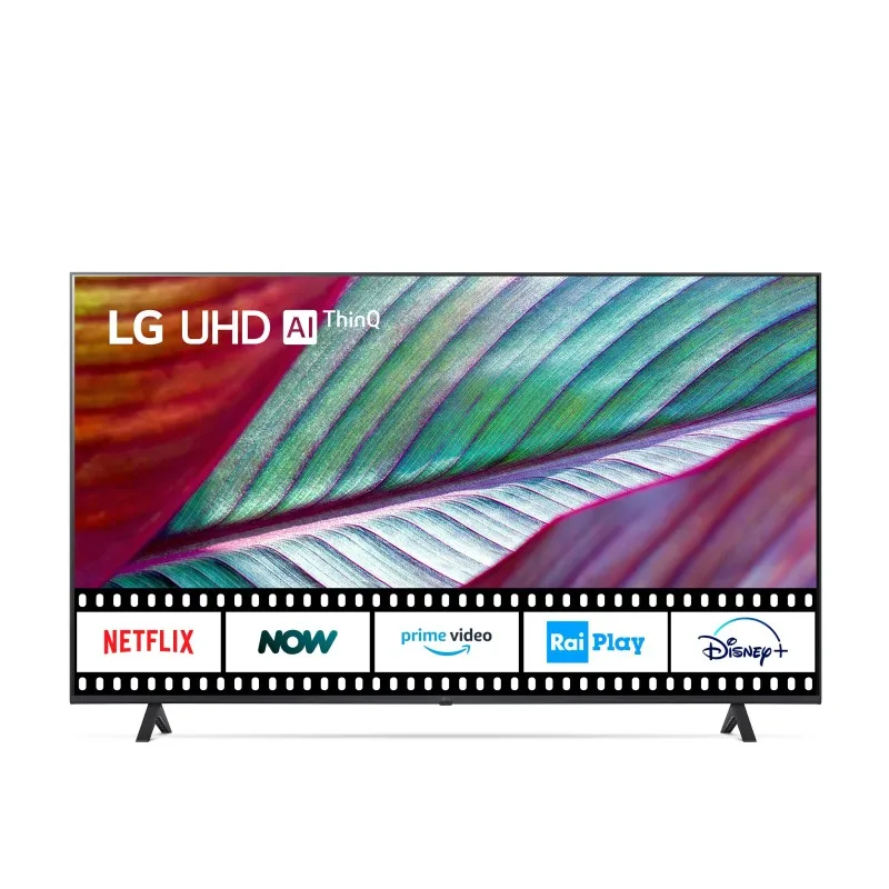 LG UHD 43", Smart TV 4K, 43 UR78006LK, UR78 Series 2023, procesador α5 Gen6, HDR10 Pro, modo FILMMAKER, optimizador de juego, webOS 23, ThinQ AI, Alexa, alerta deportiva, Wi-Fi 5, 3 HDMI, 2 USB [Classe de energía G]