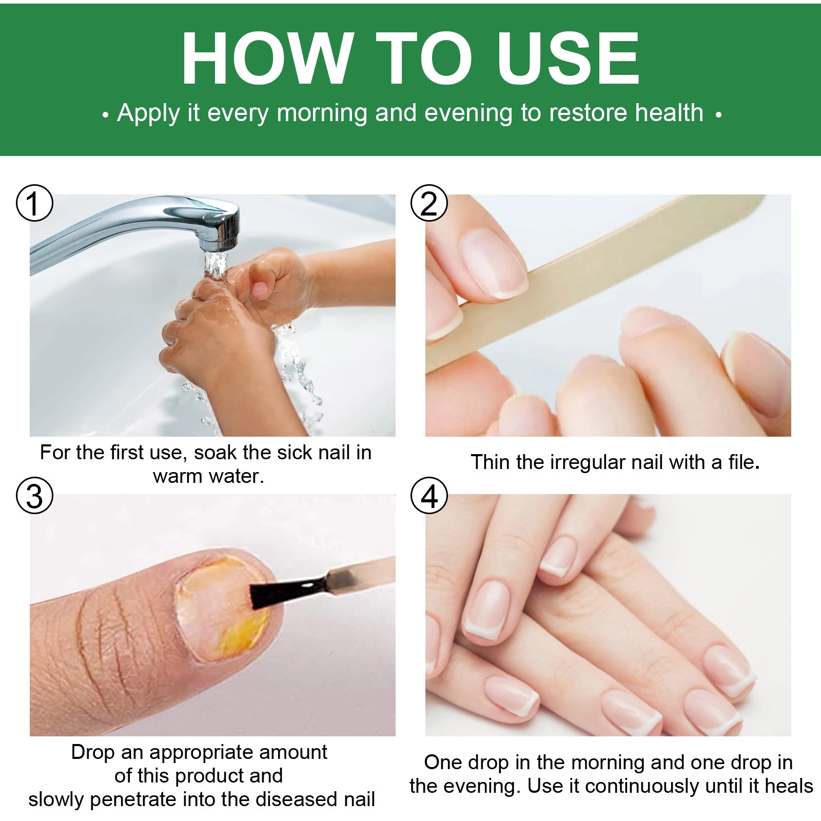 EELHOE شجرة الشاي مسمار إصلاح السائل المغذي اليد القدم مسمار تعزيز الإغاثة الانزعاج مسمار Funus علاج زيت العناية بالأظافر