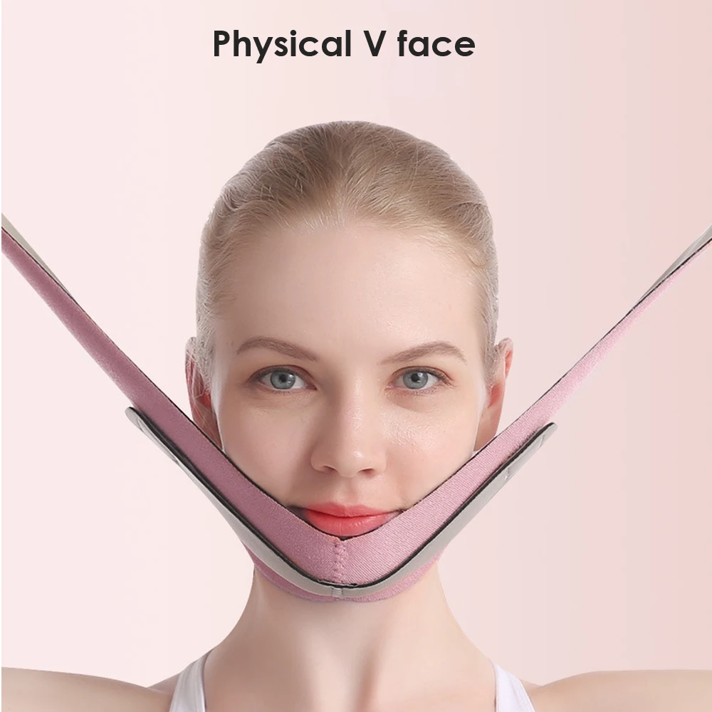 Face-lift with Sleep Face V Shaper Facial Slimming Bandage Relaxation Shape Lift Reduce Double Chin Face Thining Band Massage