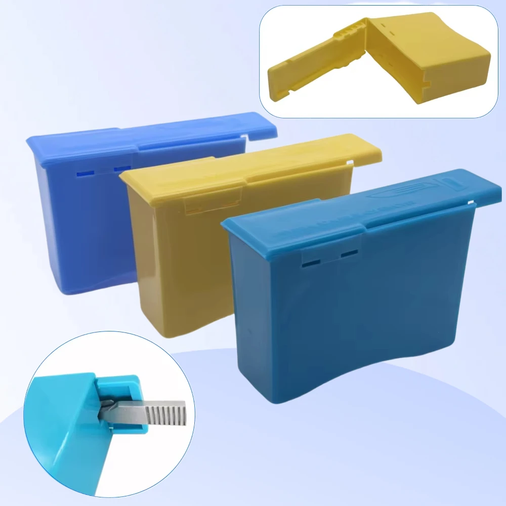 

Коробка для утилизации хирургических лезвий, контейнер для острого хранения, сбор обесцвеченных лезвий, стоматологические инструменты