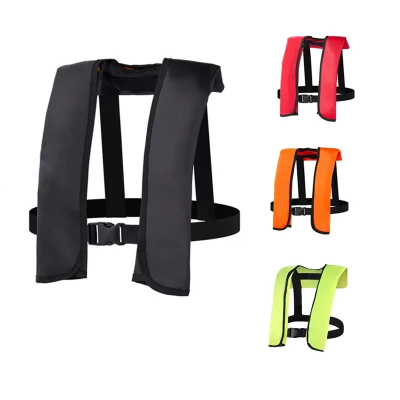 Professioneel visvest Automatisch opblaasbaar PFD-zwemvest, drijfvermogen 150N voor watersport Survival Jacket Rafting Varen - afbeelding 2