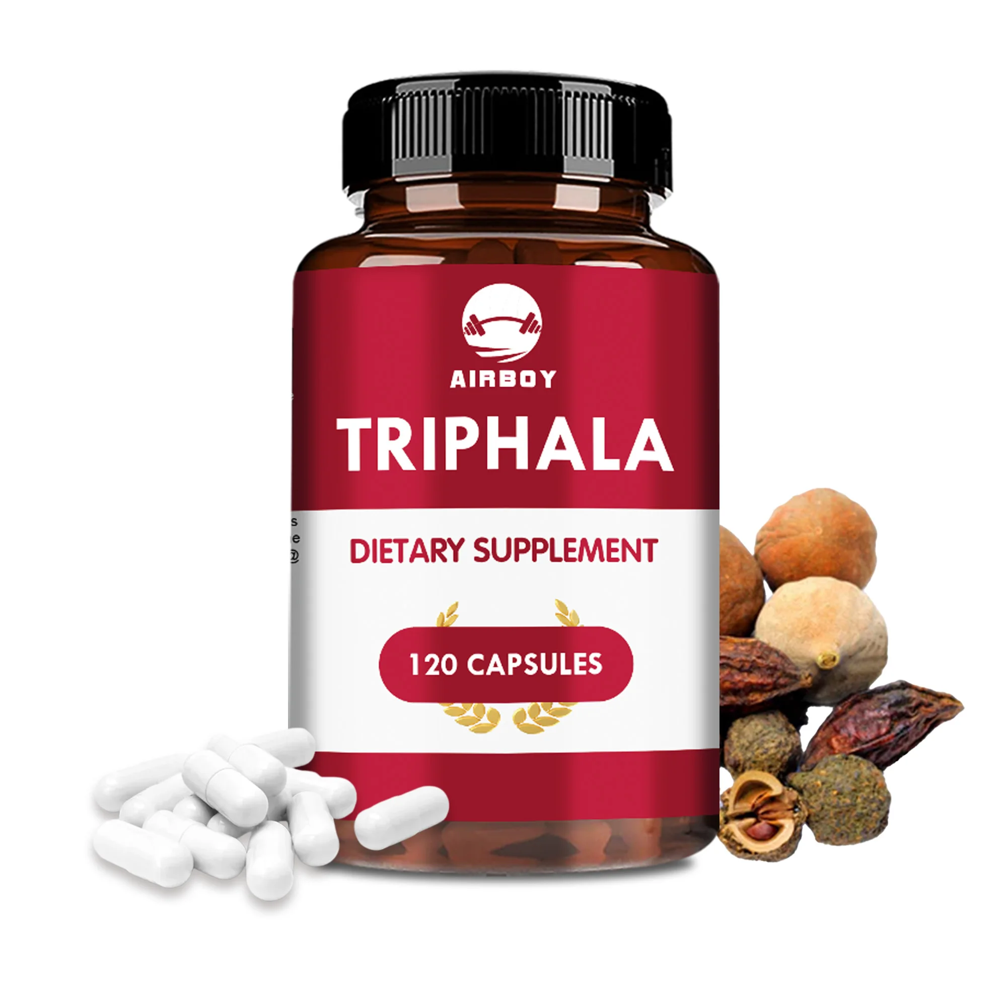 Triphala - Balances Intestinal Health, Promotes Digestive Comfort, Antioxidants - 120 Capsules