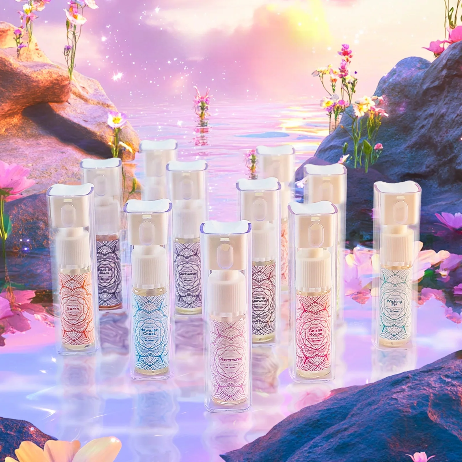 Spray d'huiles essentielles de phéromones, 12Types, parfums pour femmes, cadeau, huile corporelle, parfum Floral fruité, thé boisé, longue durée