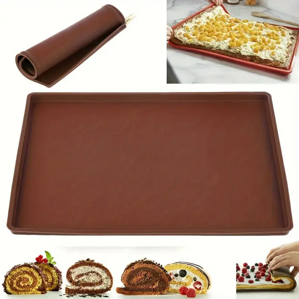 Silicone baking Mats, Cake Rolls, Pastry Mats, Non-Stick Molds, DIY baking Utensils and Tools, Reusable baking Mats, Home Kitche