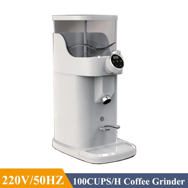 

350W Coffee Grinder Manual Touch Screen Automatic Quantitative Coffee Bean Grinder 1.8G/S