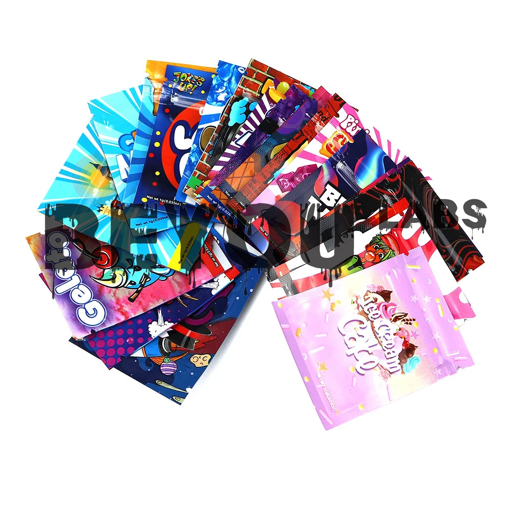 7x10CM Cartoon Zip Lock Bag Waterproof Reusable Empty Bags Food Cookie Storage Flat Opp Pouches Aluminum Foil Package Customize