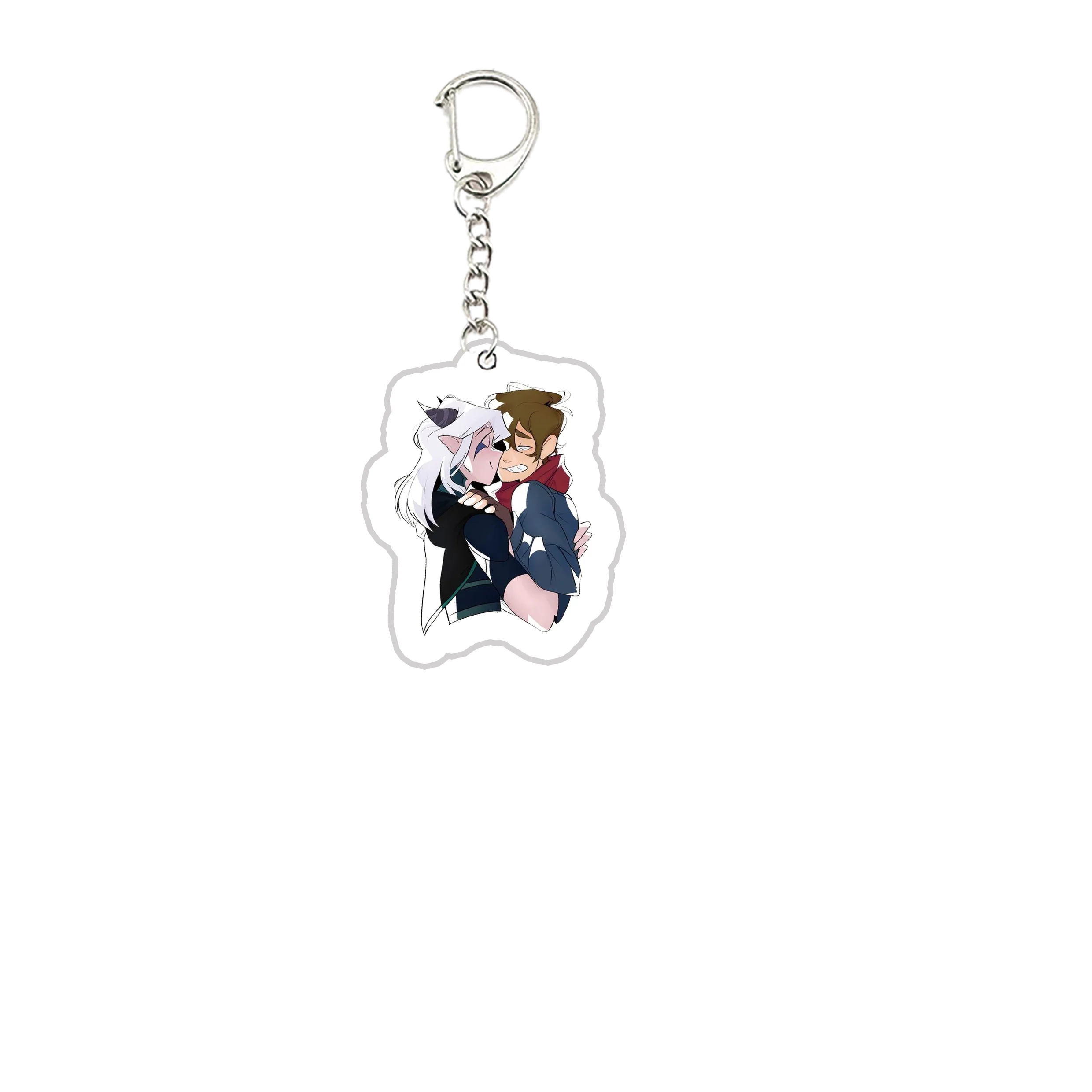 Acrylic The Dragon Prince Keyring Key Chains Cute The Dragon Prince KeyChain Pendant KeyRing for Accessories Bag Fans Gifts