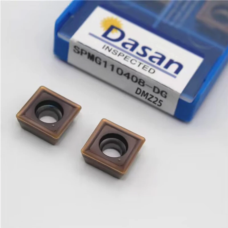 Inserto Indexable para torno Indexable U, 10 piezas, SPMG050204 SPMG060204 SPMG07T308 SPMG090408 SPMG110408