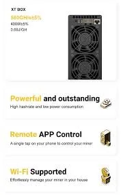 

A Buy 2 Get 1 Free Goldshell XT Box – 580 GH/s 400W High-Efficiency SHA3x ASIC Miner for XTM (Tari)