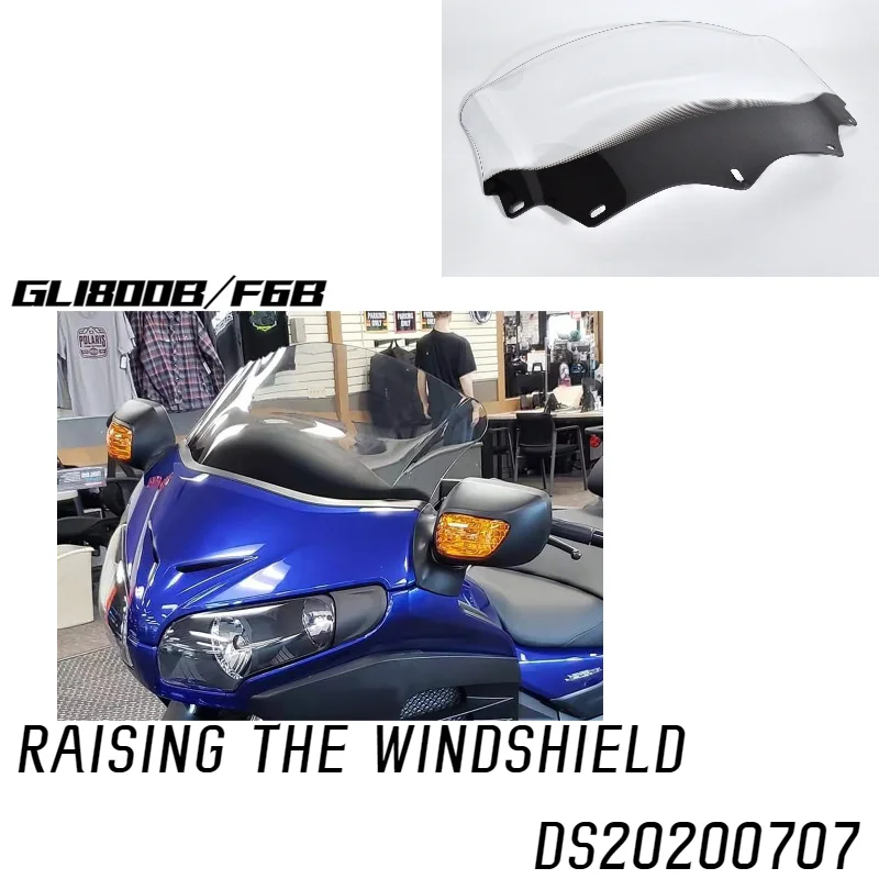 

New Motorcycle Windshield PC Thickening for Honda Technology Gold wing GL1800B F6B Spoiler tools Panical Spoiler 2013-2017