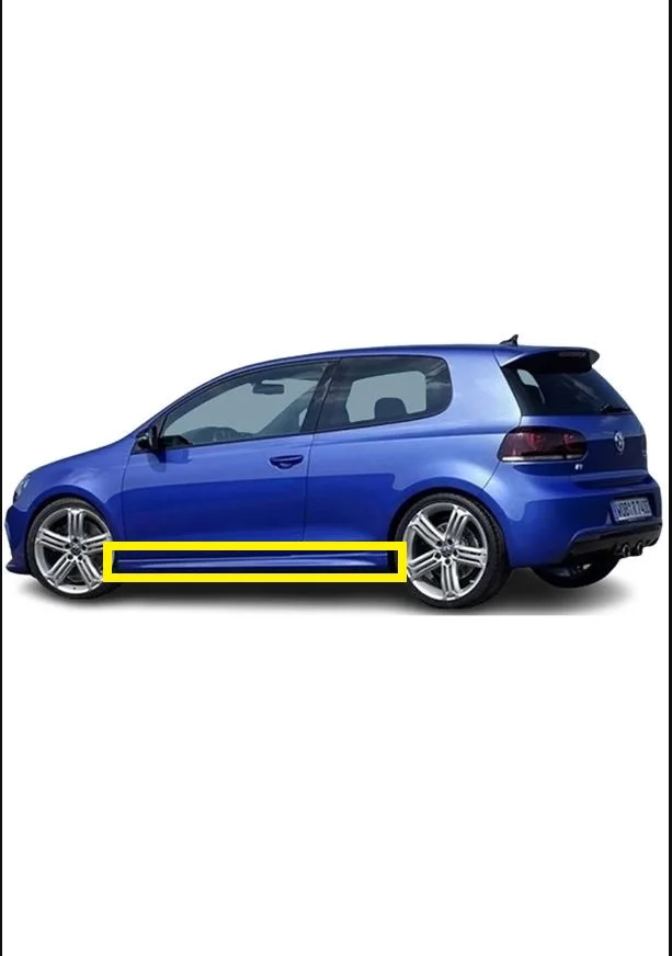 

For Volkswagen VW Golf 5 - 6 (2003 - 2012) R Style Side Skirt Set (plastic) - Body Kit Front Lip Bumper Extension Signal Lamp