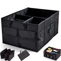 Caja de almacenamiento de gran capacidad para coche, organizador de maletero de coche respetuoso con el medio ambiente, herramienta de almacenamiento de carga plegable superduradera, caja de maletero de camiones automáticos