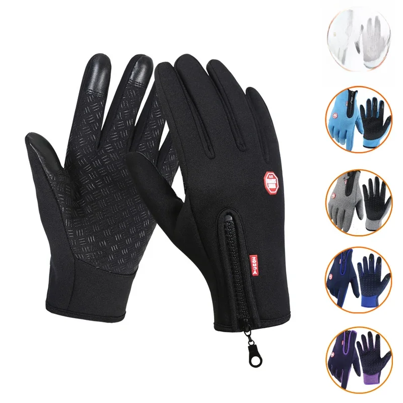 AliExpress GAFASTWO New Winter Gloves Men Women Touch Cold Waterproof Motorcycle Cycle Gloves Male Outdoor Sports Plus Velvet Warm Running Ski Glove