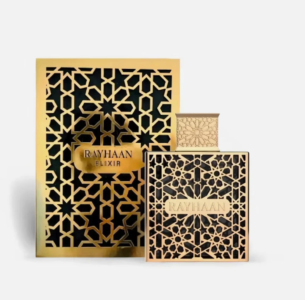 Rayhaan Elixir Unisex Eau de Parfum Spray 3.4 Oz | Fragancia de Lujo de Larga Duración